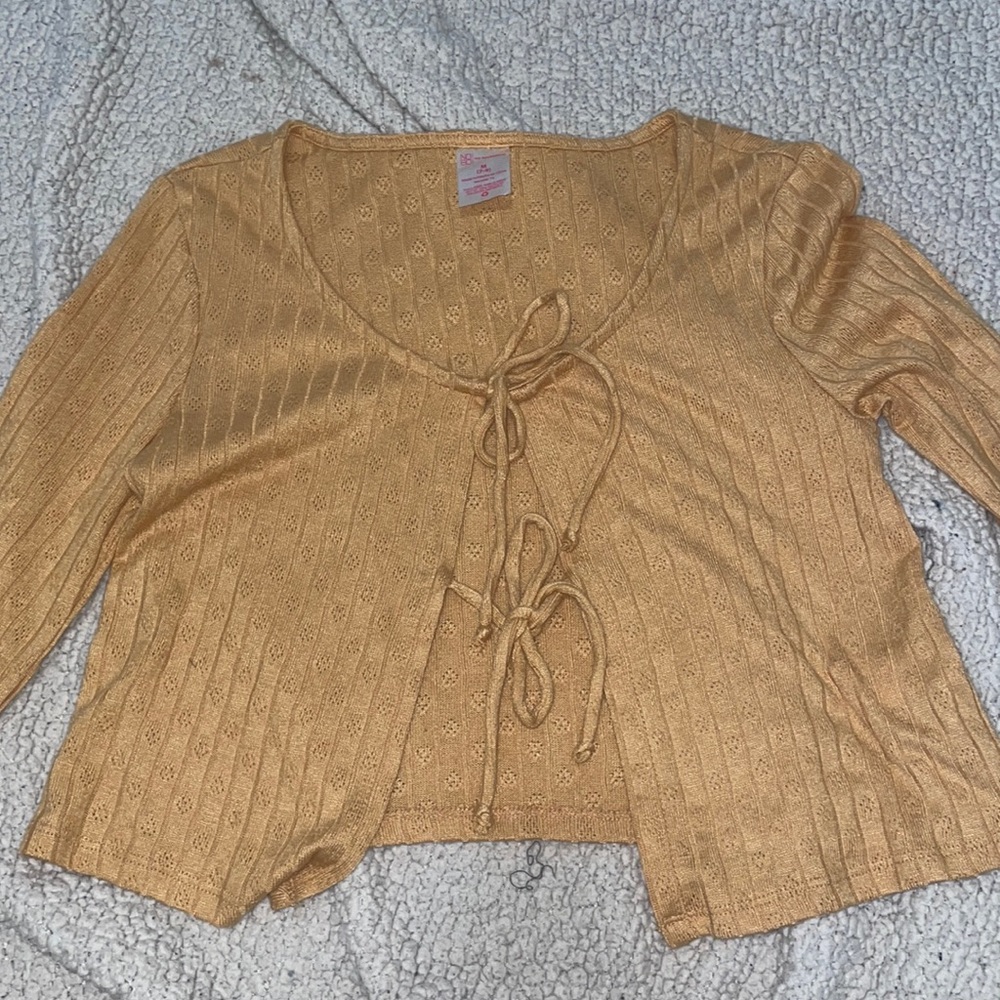 Mustard colored shirt